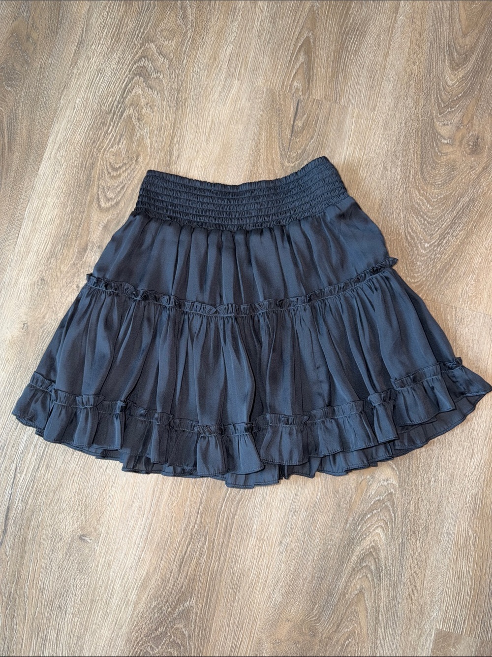 NWT Reset- Navy Tiered Ruffle Skirt - Women- size XS